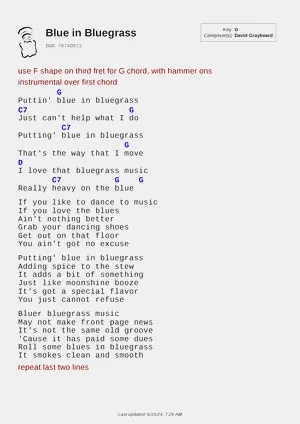 Blue in Bluegrass PDF thumbnail