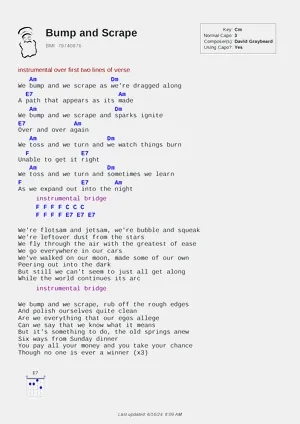 Bump and Scrape PDF thumbnail