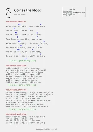 Comes the Flood PDF thumbnail