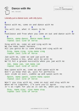 Dance with Me PDF thumbnail