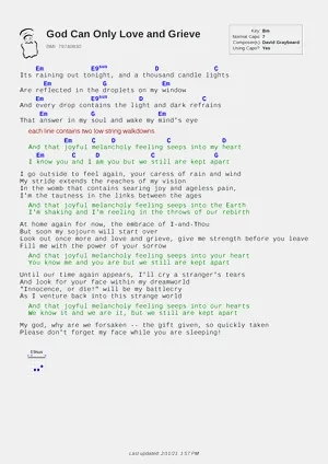 God Can Only Love and Grieve PDF thumbnail