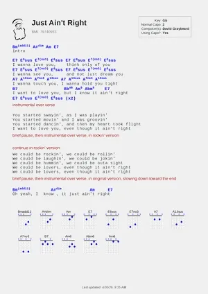 Just Ain't Right PDF thumbnail