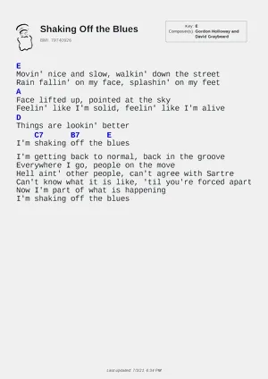 Shaking Off the Blues PDF thumbnail