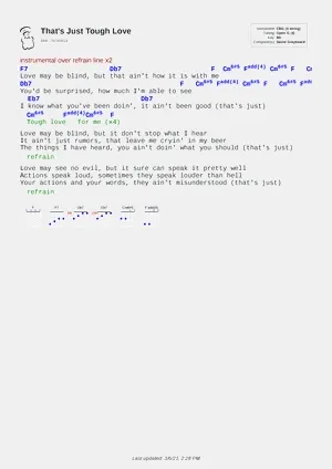 That's Just Tough Love PDF thumbnail