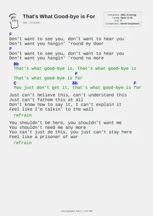 That's What Good-bye is For PDF thumbnail
