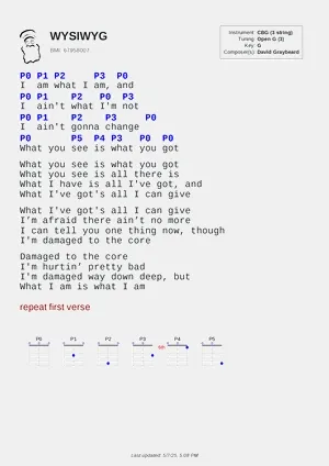 WYSIWYG PDF thumbnail
